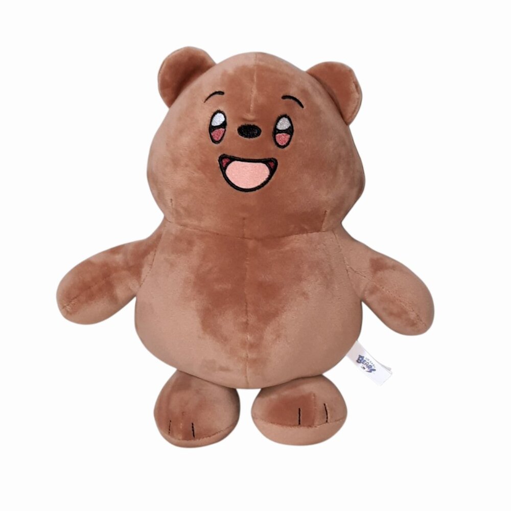 2023 Cartoon Network We Baby Bears Brown Bear Plush Stuffed Toy 11"